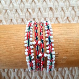 Handcrafted Watana Beaded Wrap Bracelet